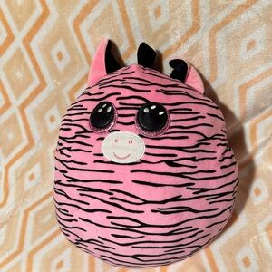 Pink Zebra Ty Plush Toy